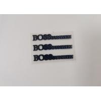 China Clothing 3D Printing Labels Silicone , Heat Transfer Labels With Embossing Technics on sale