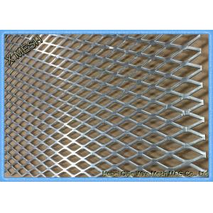 China Flattened Heavy Duty Expanded Metal Mesh 4x8 Mild Steel Sheet For Flooring supplier