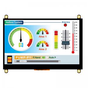 China 7 Inch For HDMI Signal TFT Display 1024x600 For Raspberry Use Pcap Monitor supplier