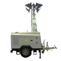 China Diesel Fuel Mitsubishi Road Portable Generator Light Tower 9m Diesel Light Plant Generator 10kw on sale