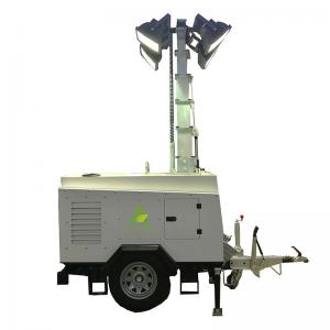 Diesel Fuel Mitsubishi Road Portable Generator Light Tower 9m Diesel Light Plant Generator 10kw