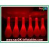 Portable Inflatable Lighting Bottle 190T Nylon Cloth Giant Bottle Inflatable