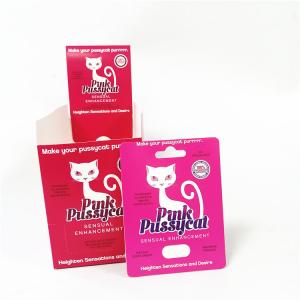 500k Sexual Pill 3d Plastic Cards With 24ct 30ct Display