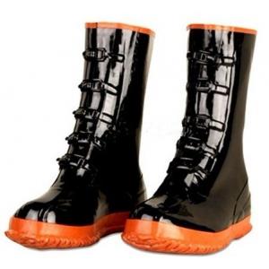 China Non-Slip Black Garden Rubber Half Rain Boots For Men Size 36-46 supplier