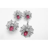 China Ruby Silver 925 Jewelry Set 14.26 Grams Sterling Silver Spider Pendant on sale