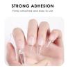 China Vegan Solid Nail Tips Gel Glue in Jar 8-free False Fake Soak Off Soft Gel Nail Extension Tips Glue Applicator Long-lasting wholesale