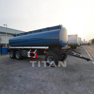 China fuel dolly drawbar tanker trailer high quality drawbar thank trailers for sale supplier