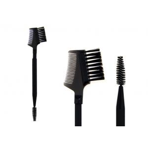 China Single Boar Bristle Hair Eye Brow Comb Brush / Antibacterial Makeup Brushes supplier