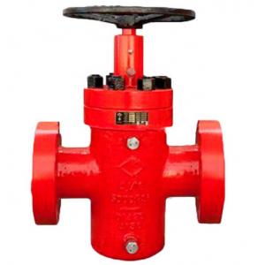 Flange End 10K PSI Oil Drilling Choke Valve Red Color