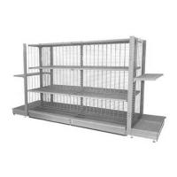 China Grid Panel Wire Metal Retail Store Display Shelves For Supermarket Gondola Store Shelf on sale