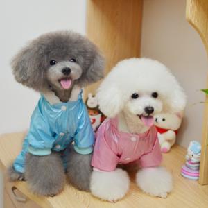 China High Quality Pink, Blue Windbreaker 100% Cotton Personalized Dog Clothes supplier