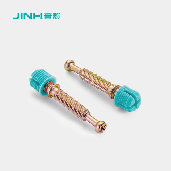 40mm Steel Minifix Connecting Bolts With Dowel, Connecting Fitting for rta furniture