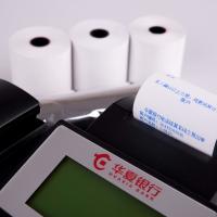 China BPA Free 45GSM Shipping Label Thermal Paper Jumbo Roll 54um on sale