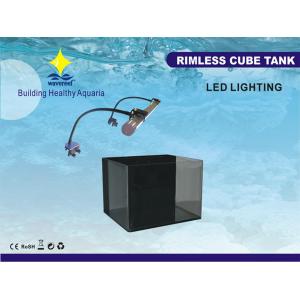 China 63L Acrylic Elegant Fish Tank Aquariums With 10W DC 14V LED Lamp, Full Background Filter supplier