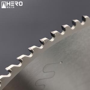China Smooth Aluminum Cutting Chop Saw Blades Imported 75CR1 Steel Body supplier