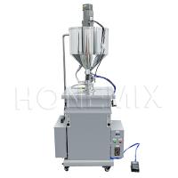Cosmetic Heated Balm Filling Machine Semi Auto Vertical Filling Machine
