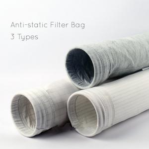 China Anti - Static High Efficiency Filter Bag Polyester 1000mm~8000mm Length supplier