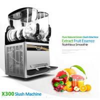 China 12+12L commercial slush machine for sale Snack Food Machinery on sale