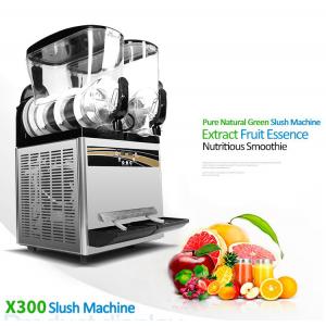 China 12+12L commercial slush machine for sale Snack Food Machinery supplier
