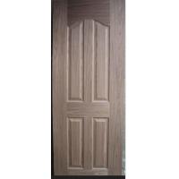 China Natural Wood Veneered Molded Door Skin , Low Carbon Rate Melamine Door Skin on sale
