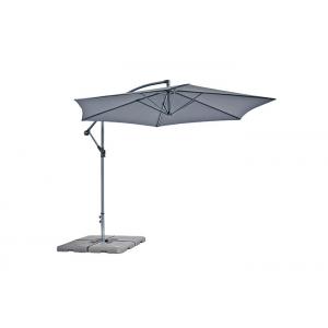 Outdoor Waterproof Hanging Banana Parasol , Large Cantilever Patio Umbrellas