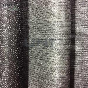 Charcoal Garments Non Woven interfacing material with PA + PES Paste Dot