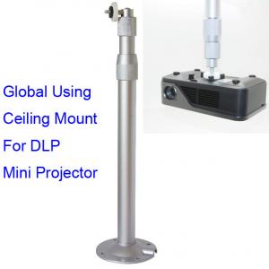 China Aluminum Alloy Universal Ceiling Mount For Mini DLP LED Projector 30 to 60cm Adjustable supplier
