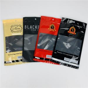 Plastic Cigar Humidity Bags Custom Printed  Cigar Packaging Bag With Hydrating Layer smoke cigar leaf pouches