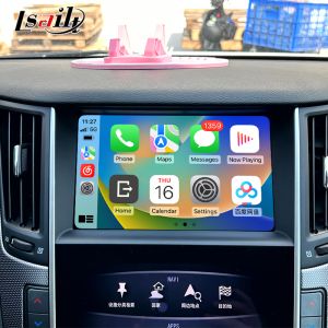China Q50 Q60 OEM Apple CarPlay Upgrade Module Integration Mobile Phone Mirroring, AC Temperature Display, Google Map, Spotify wholesale