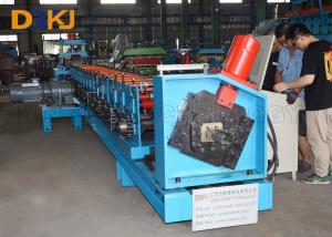 China Main Power 22KW Upright Metal Roll Forming Machine For Rack Shelf Construction Decorations wholesale