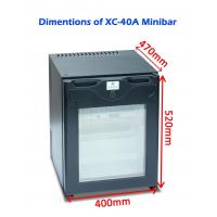 China Single Door Commercial Hotel Mini Bar Refrigerator Electric For Home on sale