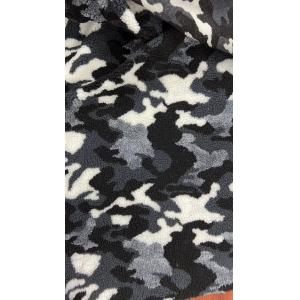 FAUX FUR Camouflage printed Luxury fashion and elegent coatings static-free keep body warm in cold weather like real fur