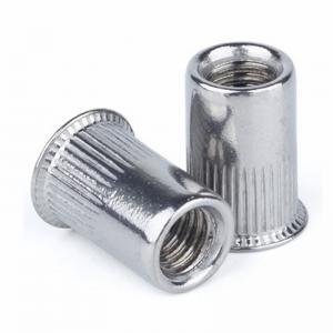 M8 Zinc Plated Knurled Tubular rivet Nut