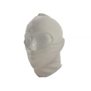 China FR Hood White Balaclava Face Mask With Single Layer Or Double Layers supplier