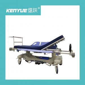 Hospital Special Hydraulic Ambulance Car With Wheels In Color Blue