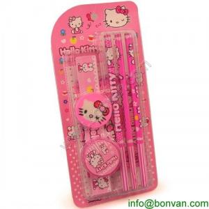 HOT Sales funny drawing kids stationery set,Hello Kitty Stationery set