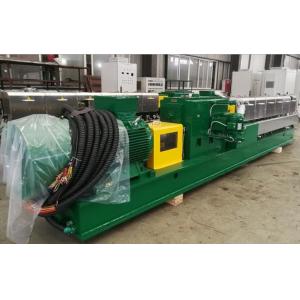 Customized Plastic Granulator Machine , Full Intermeshing Double Screw Extruder Machine