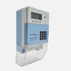 China IP54 16kV 1600imp/KWh Smart Prepaid Electricity Meter Single Phase wholesale