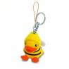 Customized Logo Baby Bath Small Duck Toy / Mini Rubber Duck Keychain