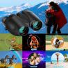 10x25 Lightweight Folding Kids Toy Binoculars Telescope Zoom Lens Black Color