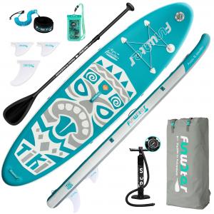 Ultralight Board Stand Up Paddle 17.6lbs SUP Inflatable Board Paddle Accessories Included