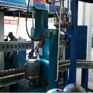 China LPG Gas Cylinder Steel Plate Longitudinal Seam Welding Equipment TIG MIG Seam Welding Machine supplier