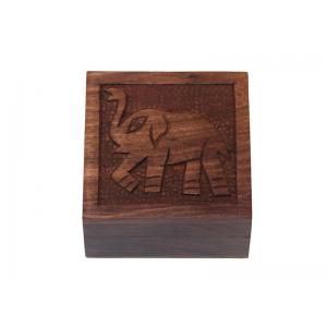 China Handmade Vintage Dark Color Mysterious Style Personalized Wooden Gift Boxes With Reliefs supplier