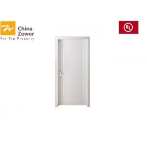 1.5 Hours Rated Walnut Wood Fire Resistant Wooden Doors For Commercial Buildings