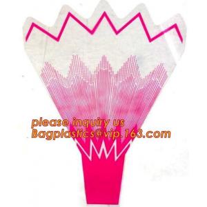 China Biodegradable Flower Sleeve For Flower Packaging,Cellophane Bag Flower Mesh,Flower Sleeve Bag,Handing Plastic Bags/Plast supplier