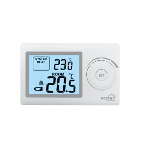 China Digital Heating Battery Operated Room Thermostat With Temperature Control supplier