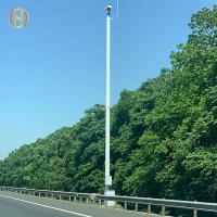 China High Quality CCTV Camera Pole  Octagonal Surveillance Camera Pole on sale