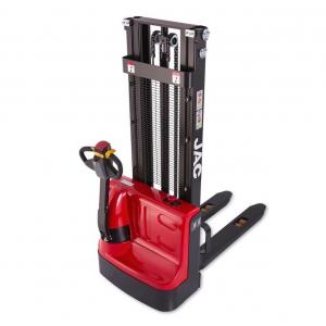 China JAC Mechanical pedestrian Electric Straddle Pallet Stacker Forklift 1T supplier