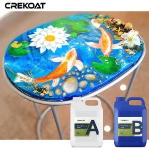 Liquid Glass Ultraclear Epoxy Resin Bar Tops Transforming Objects Into Art Heat Resistance