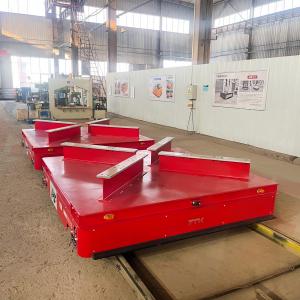 Automated RGV Rail Transfer Carts Heavy Die Transfer Trailers